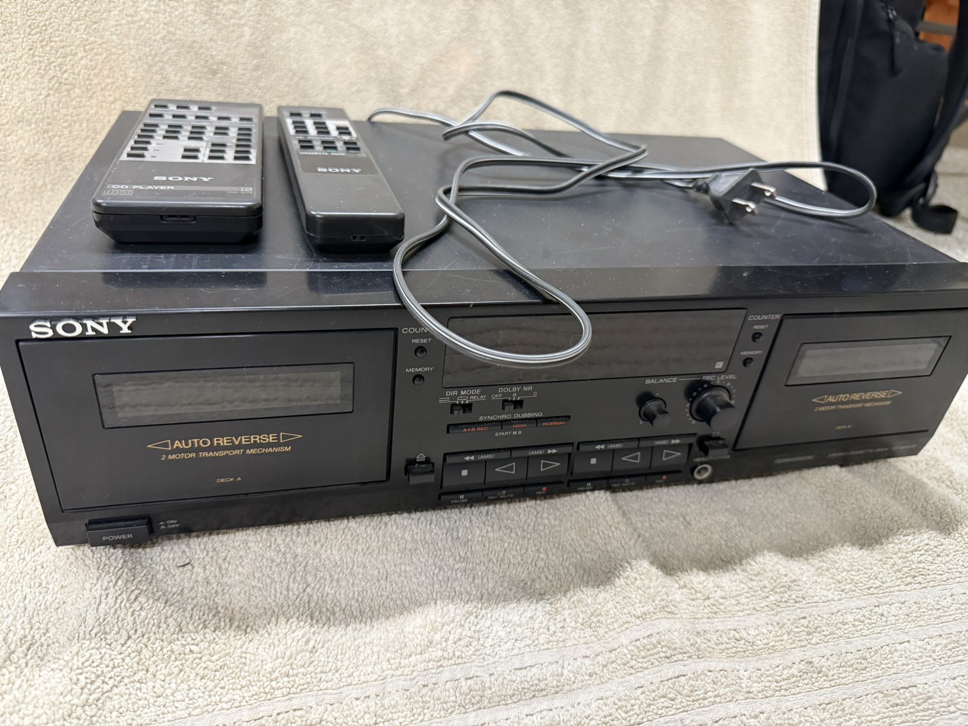 Sony Tc-wr690 Stereo Cassette Deck