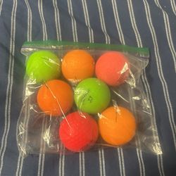 7 Pack Different Colored Titleist Golf Balls 