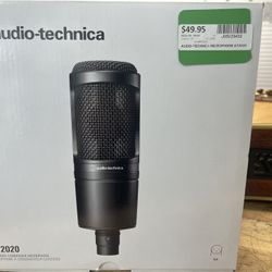 Audio technica microphone AT2020