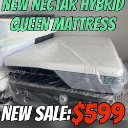 NEW NECTAR PREMIER HYBRID QUEEN MATTRESS 