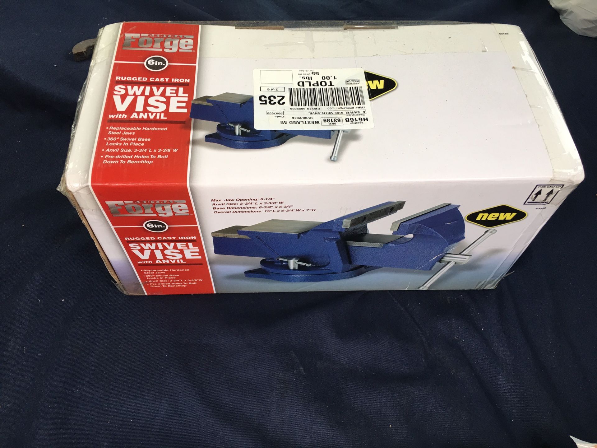 Brand new vise never opend