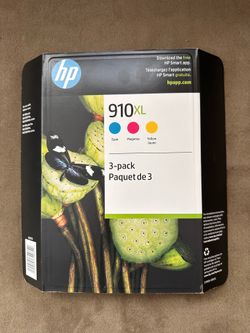 HP 910XL 3 Pack Printer Ink Genuine HP