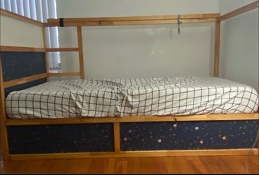 Wood Bunk Bed Frame