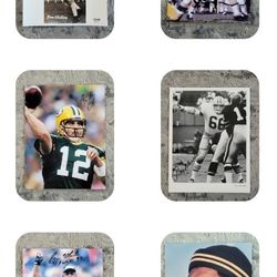 Green Bay Packers Hall of Famer Autographs COA Don Hutson Bart Starr Reggie White Paul Hornung