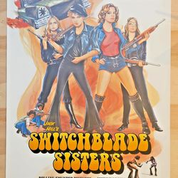 Original Movie Poster 27” x 40” Switchblade Sisters 1996