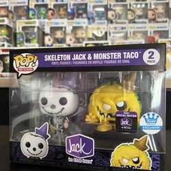 Funko Pop! Ad Icons - Skeleton Jack & Monster Taco Funko Shop Exclusive