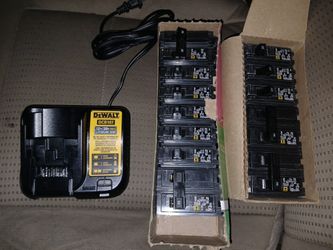 Square D Breakers (Dewalt Battery Charger) Brand New