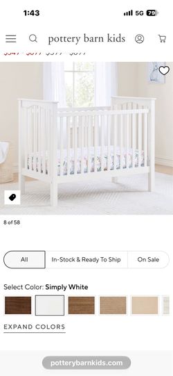 Pottery Barn Crib