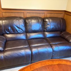 Leather Couch (Recliner)