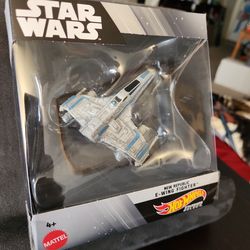 2023 hot wheels  star wars starships select new republic e wing fighter mib