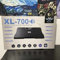 700lb XL Scale Brand New My Weight Talking
