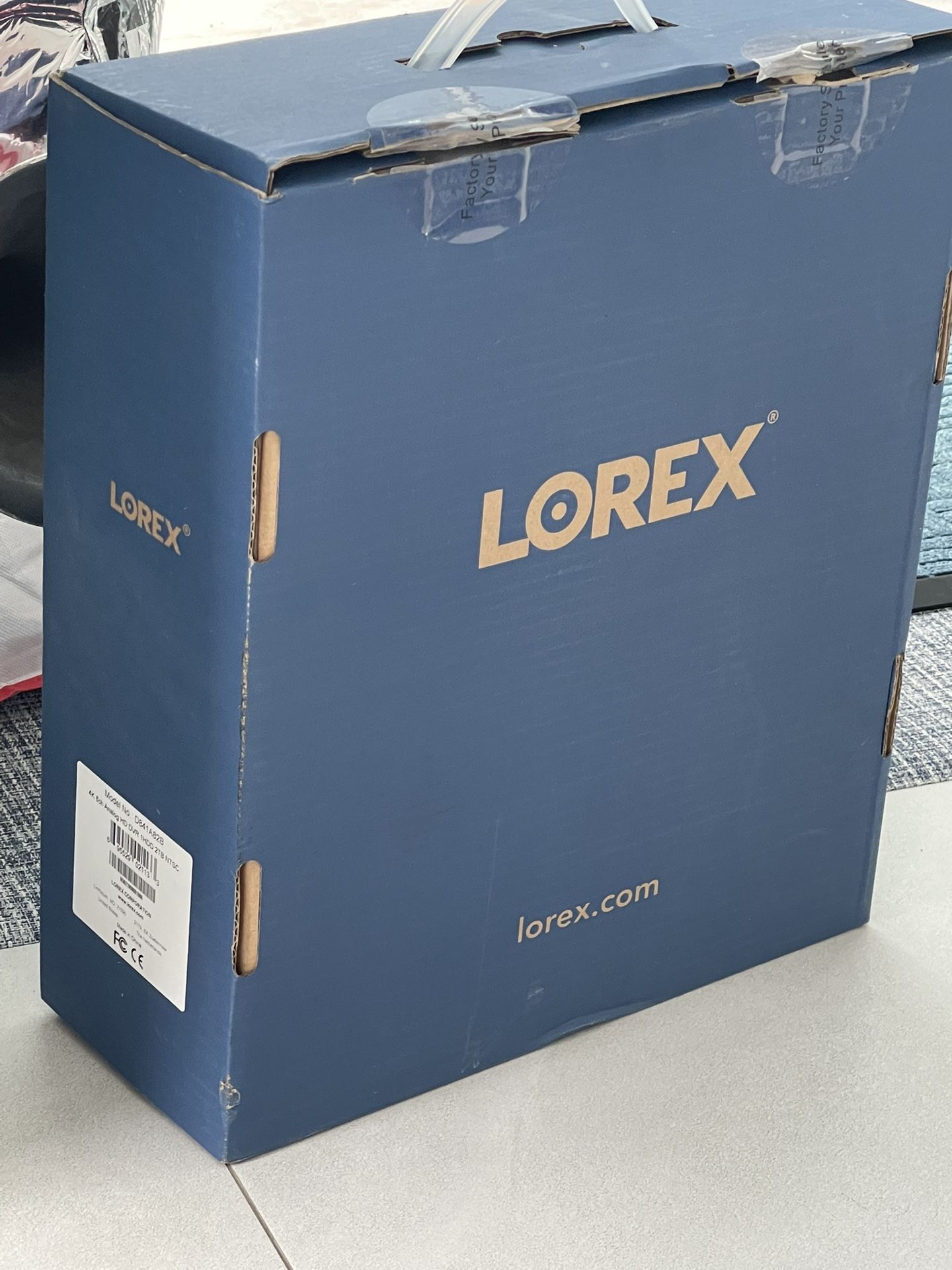 New Lorex DVR Only Model No.: D841A82B 4K 8ch Analog HD DVR 1HDD 2TB NTSC