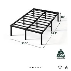 Full Size Bed Frame 18” 