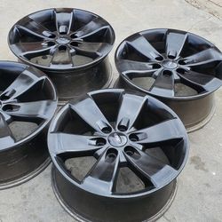 Black 20" Ford F150 EXPEDITION NAVIGATOR WHEELS RIMS TIRES RINES LLANTAS negros