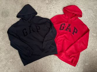 Gap Black and Red Hoodies - Both Size Medium