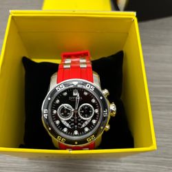 Invicta Pro Diver SCUBA Men's Watch - 48mm, Steel, Red 