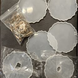 Resin Molds coasters And Open Bezel For Resin 