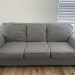 Couch With Cover And Pillows