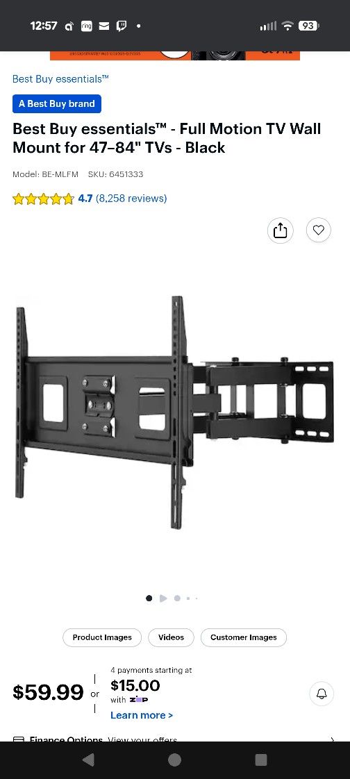 Full Motion TV Mounts