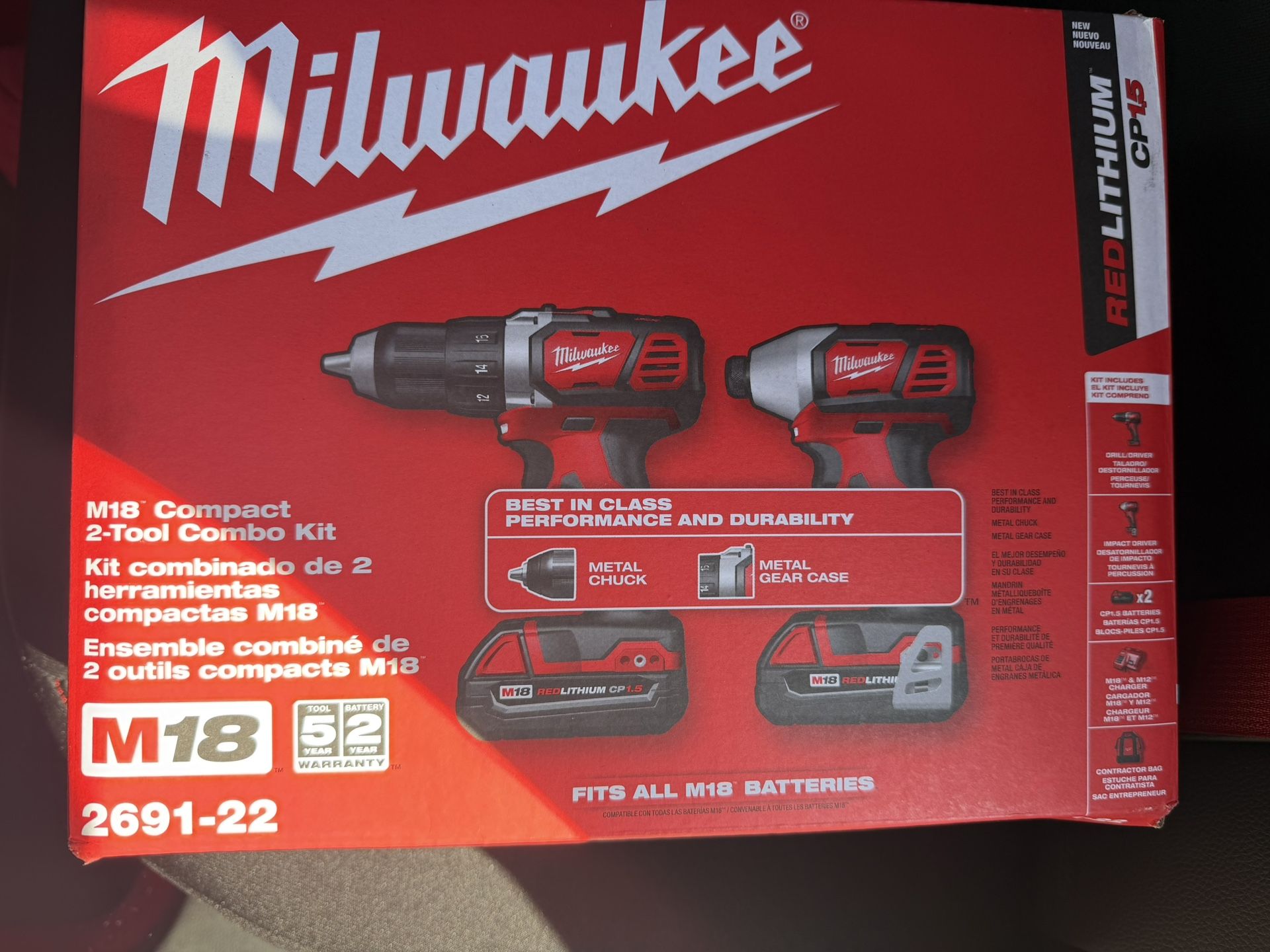 M18 Compact 2 Kit Combo 