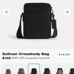 New Coach Cross Body Satchel Purse Bag