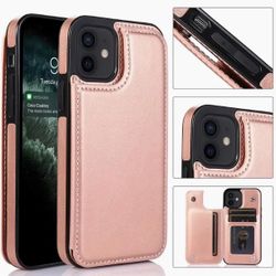 Leather Retro Card Holder Flip Cover For iPhone 14 Pro