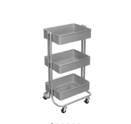 Assembled 3 Tier Rolling Cart