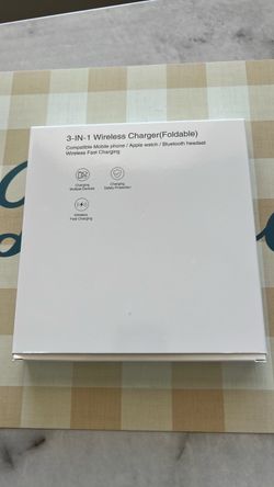 3-In-1 wireless charger foldable