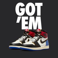 Size 11M - Fragment Design x Union LA x Air Jordan 1 Retro OG High *OTW*