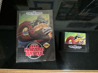 Bio Hazard Battle Sega Genesis with Box original owner