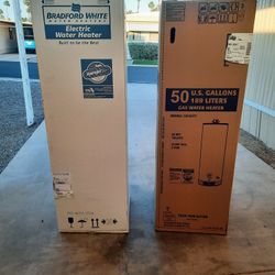 NEW ELECTRIC AND GAS WATER HEATER + INSTALL