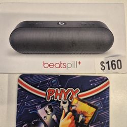Beats by Dre Pill+ (Plus) Bluetooth Wireless Speaker A1680 - Black SCC2GM6C7GN1V $95