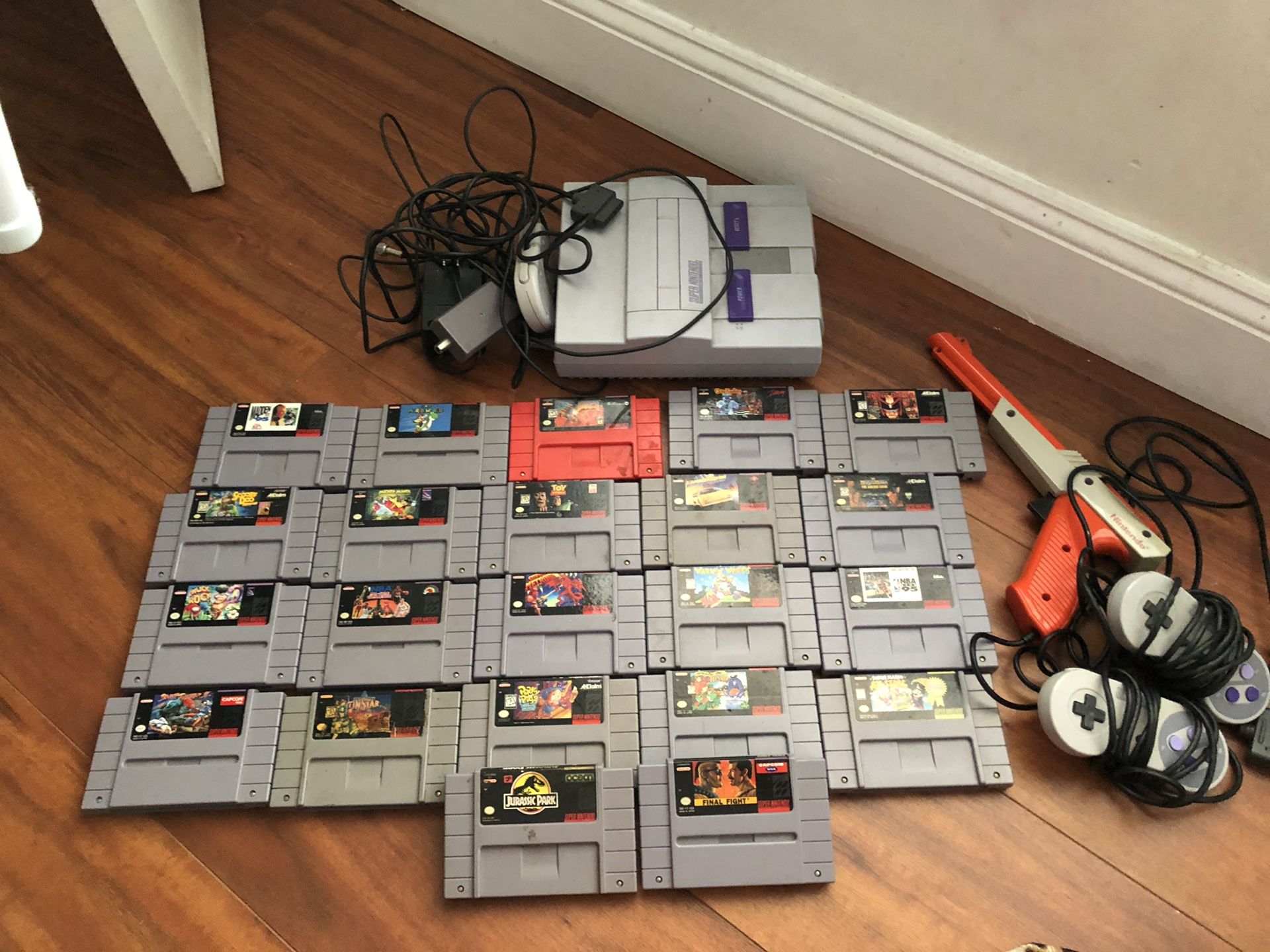 Super Nintendo games original set