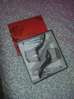 Pleaser Clear Platform High Heels