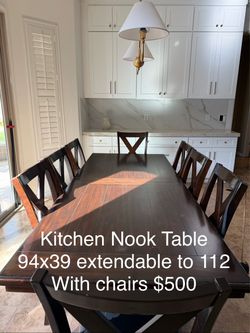 Kitchen table with chairs