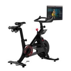 Peloton Bike+ | Indoor Stationary Exercise Bike with 24” HD, Anti-Reflective Rotating Touchscreen
