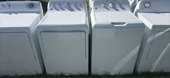 GE Top-Load Washer and Dryer Set