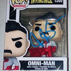 JK J.K. SIMMONS SIGNED AUTOGRAPHED OMNI MAN INVINCIBLE FUNKO POP #1500 BAS COA!