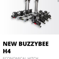 BUZZRACK BUZZRACER H4 4-Bike Platform Hitch Rack｜Fits 2" Receivers