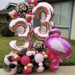 Balloons bouquet - Happy Birthday 