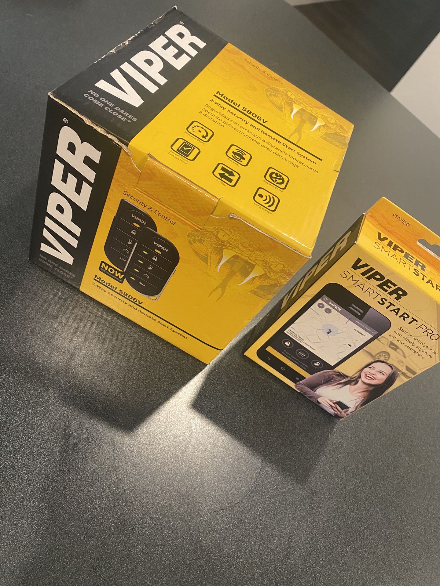 Car alarm Viper 5806v & VSM550 SmartStart GPS
