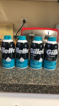 Gillette Foamy “Sensitive “ Shave Foam-4 Items!($11.76+ Value)