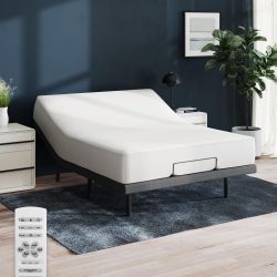 Nectar queen mattress and adjustable frame