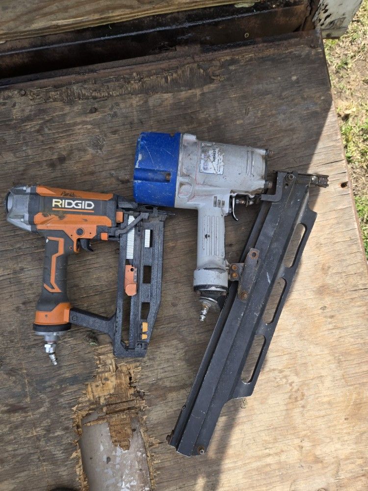 2 guns, one for framing and the other for finishing