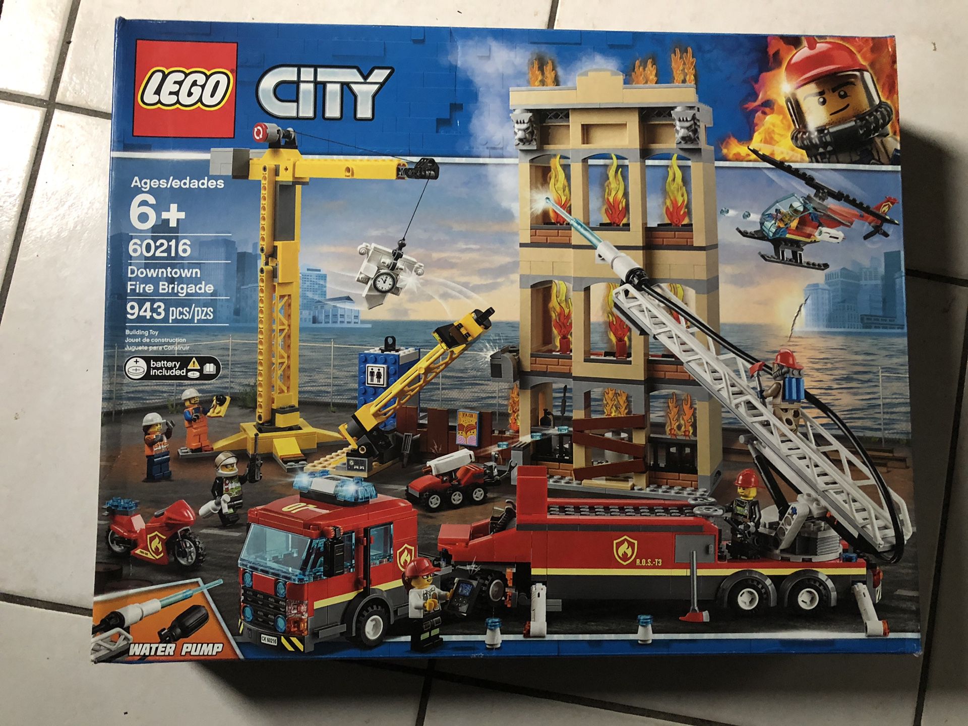 LEGO city 60216 Downtown fire brigade brand new sealed!