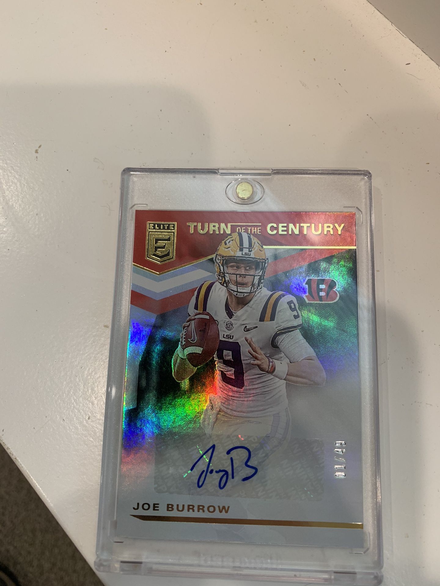 Joe Burrow Auto numbered 1/49!