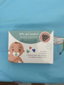 Baby shower lottery game