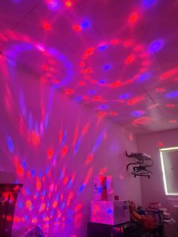 Party Lights 2 Sound Activated with remote controls