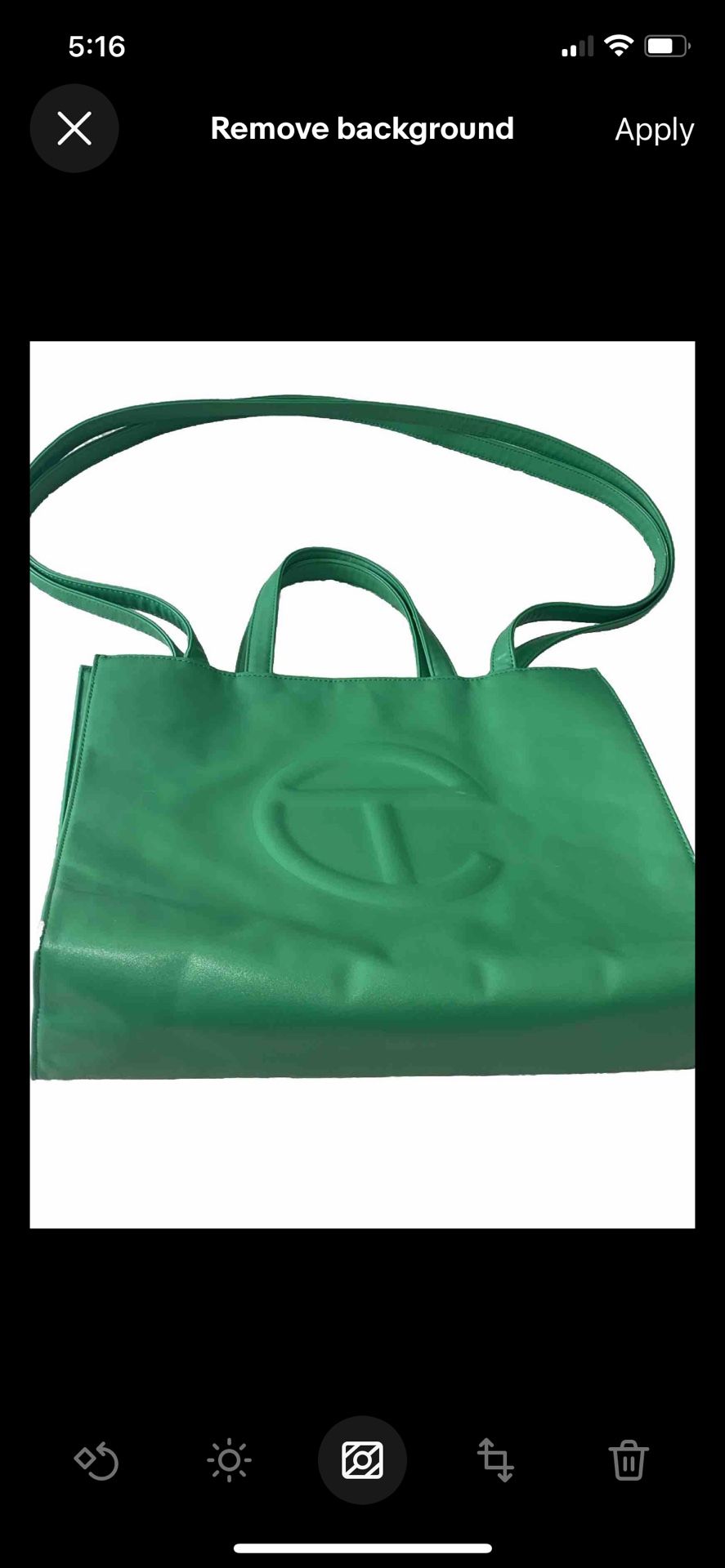 Telfar Leaf medium With Dust Bag Used. Great Price