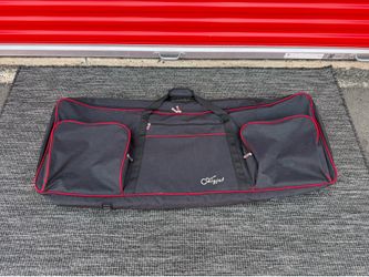 76-Key Keyboard Gig Bag w/ Backpack Straps & Accessory Pockets